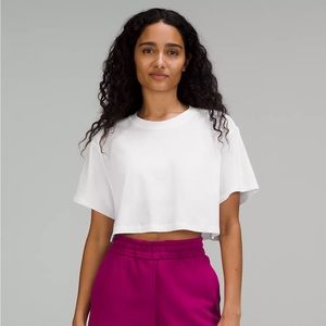 LULULEMON All Yours Cropped T-Shirt, SIZE 2!